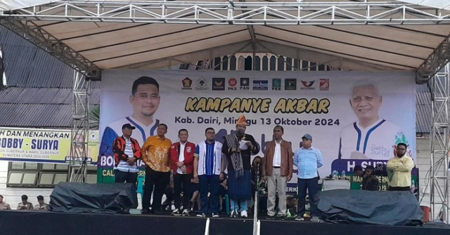 Kampanye Akbar di Dairi oleh Bobby Nasution